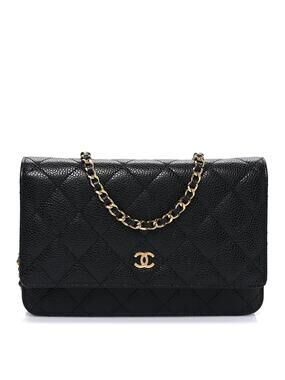 Chanel Caviar Quilted Wallet On Chain #290295C32B